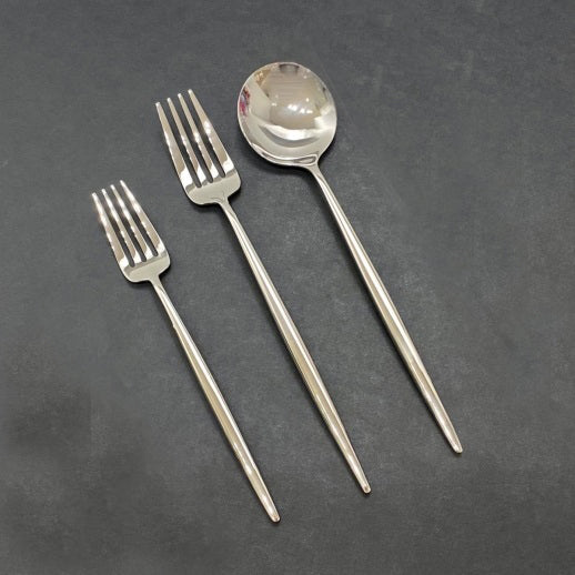 30-piece Mirror Polished Stainless Steel Cutlery Set, Service for 6