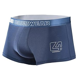 Underwear for Men Breathable Trunks Underwear Soft Cotton Boxer Briefs Multi-Pack