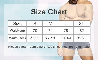 Underwear for Men Breathable Trunks Underwear Soft Cotton Boxer Briefs Multi-Pack