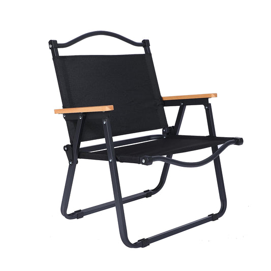AnlarVo Ultralight Folding Camping Chair, Small Size, Black