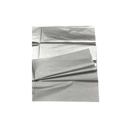 AnlarVo Tissue Wrapping Paper, 20x30", 10 sheets, Silver or Metallic Silver color