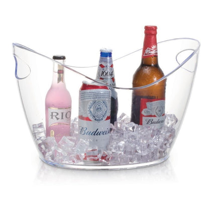 AnlarVo 12L Extra Large Transparent Plastic Ice Bucket