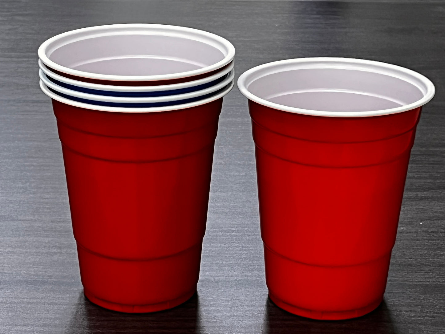 AnlarVo 16 oz Red Plastic Drinking Cups, 60 pack