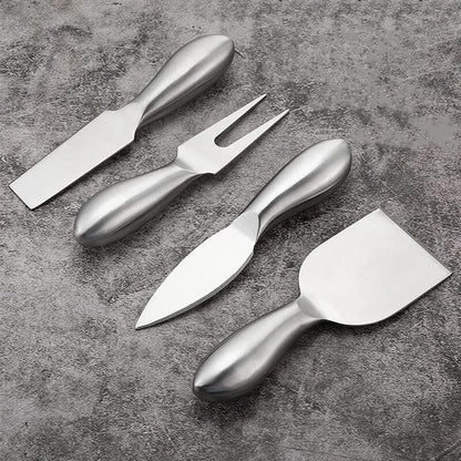 AnlarVo Stainless Steel Cheese Knife Set of 4