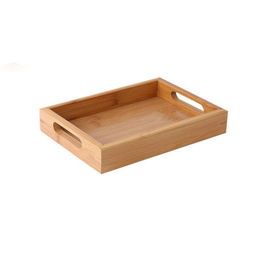 AnlarVo decorative bamboo serving tray, small size