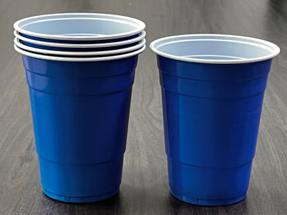 AnlarVo 16 oz Blue Plastic Party Cups, 60 pack