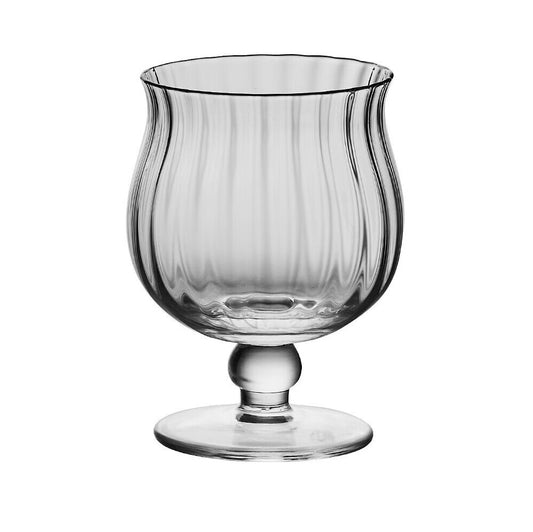 AnlarVo Luxury Vertical Stripes Brandy Glass, set of 2
