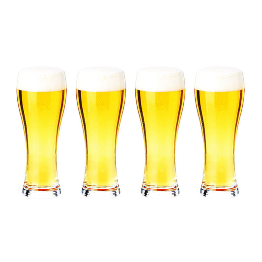 AnlarVo Wheat Beer Glasses Set, 4 Pack