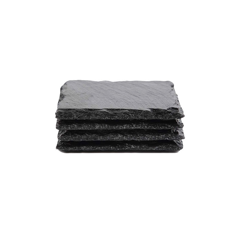 AnlarVo Natural Slate Stone Coasters, 4 Pack